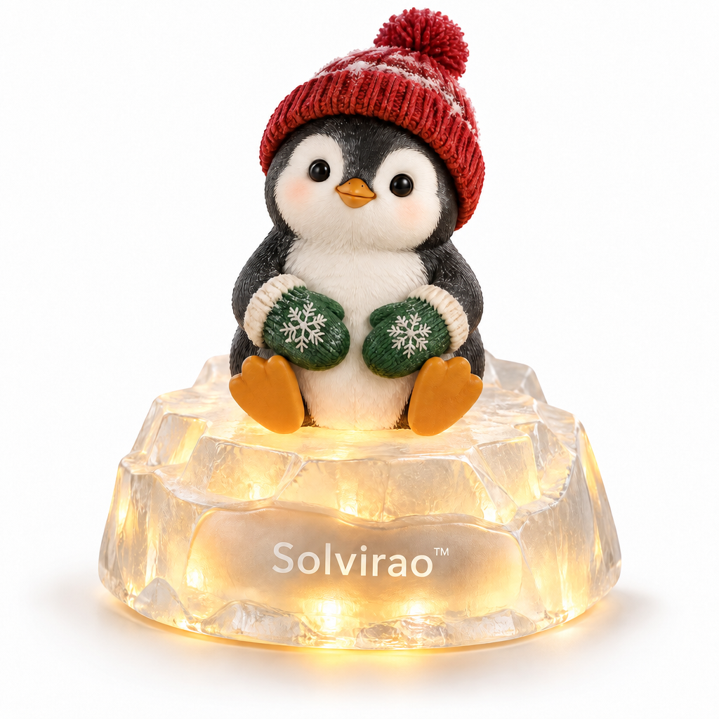 Solvirao™ Light-Up Iceberg Penguin LED Christmas Night Light
